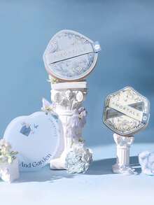 Amortals Bộ 2 bông mút trang điểm + 2 hộp đựng, dụng cụ trang điểm thuộc dòng Artistic Garden, bông mút hình lục giác dày dặn màu xanh nhạt hình kẹo bông, nhỏ gọn, thích hợp cho người mới bắt đầu, chuyên gia trang điểm, quà tặng, hẹn hò, đám cưới, Giáng sinh, Halloween, Lễ Tạ ơn, tốt nghiệp, sinh nhật, ngày lễ, Y2K, thương hiệu, trang điểm, làm đẹp, tiệc tùng, bãi biển, du lịch, cắm trại, trường học, lễ kỷ niệm, trang trí, cosplay cô gái hoa hồng, mỹ phẩm cao cấp, quà tặng, du lịch, đồ rẻ tiền, đồ dùng cần thiết khi đi du lịch. - Màu xanh nhạt - Xem 9