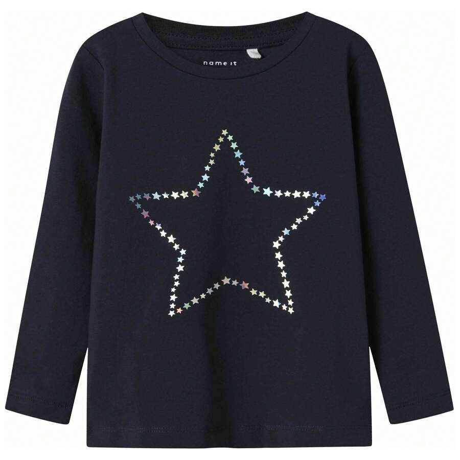Name It Long-Sleeve T-Shirt 50050173206867 For Unisex Children In Color Black - Black - View 1