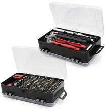 Juego de Destornilladores de Precisión Magnética 115 en 1 - Negro - Ver 1