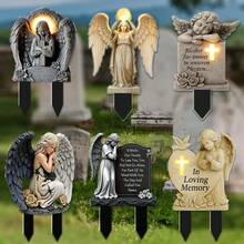Eternal Commemorative Personalized Acrylic Cemetery Plaque - Salute To Beloved, Long Term Outdoor Preservation, Multiple Styles Of Cemetery Commemorative Stakes To Choose From, Classic Acrylic Outdoor Commemorative Plaque With Strong Durability - A - View 2
