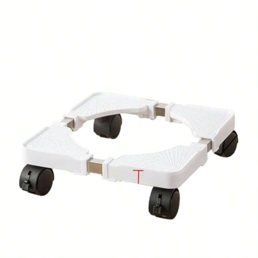 carrito organizadorAUNMAS Carrito de Plantas con Ruedas Soporte Ajustable para Plantas Caddy Universal para Plantas para Patio de Jardín Interior y Exterior - como en la foto - Ver 1