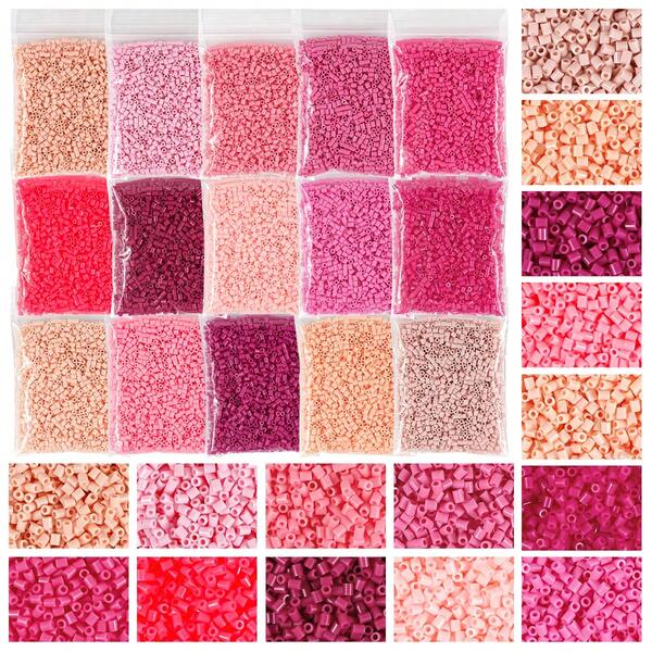1100pcs 2.6mm Mini Fuse Beads Pixel Puzzle Iron Beads Melt Beads DIY High Quality Handmade Crafts