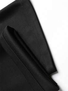 Quần tây nam cổ điển in họa tiết, quần dài màu trơn co giãn, thích hợp cho các dịp công sở mùa xuân/hè, phong cách thanh lịch sang trọng, quần nam. - màu đen - Xem 4