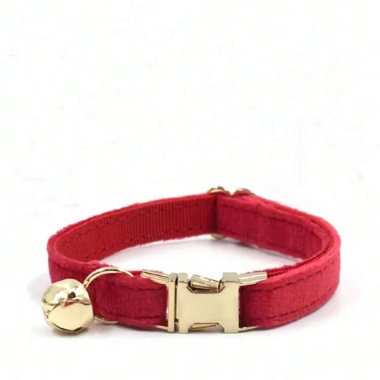 Adjustable Cat Collar Bell With Quick-Release Buckle. Soft And Durable, Available In Multiple Sizes. Securely Identify Your Pet. Fashionable Pet Accessory. High-Quality Metal Hardware. Suitable For Small, Medium, And Large Dogs. Zinc Alloy Design For Durability. Easy To Open And Close. High-End Dog Collar. (Due To Different Fabrics, Batches, And Colors May Vary Slightly And Will Be Shipped Randomly.) - Multicolor - View 25