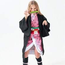 Complete Cosplay Costume For Women, Kochou Set, Suitable For All Saints' Day - Pink - View 3