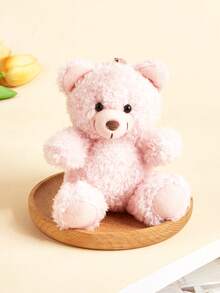 1个新款卡通卷毛泰迪熊毛绒玩具钥匙扣挂件，可爱钥匙圈，手机壳配件，包包挂饰，汽车钥匙链，背包装饰，适合休闲外出、秋冬季、婚礼、生日、节日，可作为送给男友、女友、家人、老师、好朋友、同学的礼物 - 彩色 - 查看 13