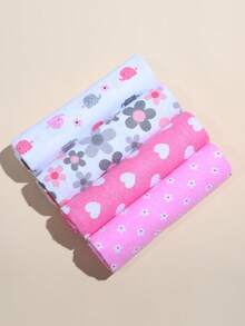 4 chiếc chăn quấn mềm mại cho bé, chăn dễ thương cho trẻ sơ sinh - Nhiều màu - Xem 12