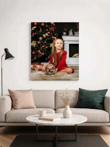 1 Stück personalisierter Foto-Leinwanddruck, Paar Wandkunst, personalisiere dein Foto, personalisierbare Leinwandkunst mit Holzrahmen - personalisiertes Familienfoto & Action-Aufnahmen, Muster, geeignet für Wohnzimmer, Schlafzimmer oder Büro Dekoration, gemütlicher Raumakzent, hochwertige Reproduktion, gerahmte Leinwandkunst, Valentinstag Geschenk, Wanddekoration, personalisierter Leinwandmalerei - Mehrfarbig 3 - Übersicht 3