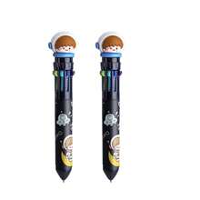 1/2支装 10/8色卡通可爱创意圆珠笔，多功能可伸缩彩色笔 - 10色圓珠筆 - 查看 5