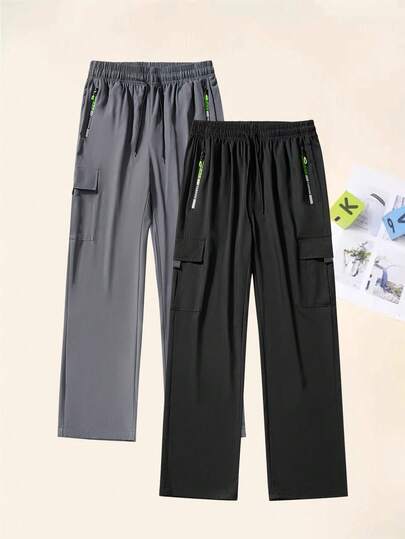 女士四季休闲运动裤，采用抽绳腰带设计和独特的侧袋，更显时尚。适合日常休闲穿着、跑步、球类运动、健身和其他运动。