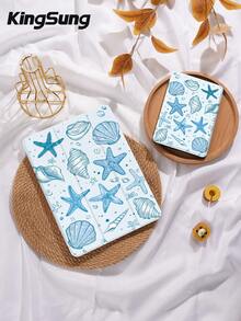 Kingsung Blue Ocean Element 平板电脑保护套,适用于 9.7/10.2/10.5/10.9/12.9 英寸/Pro 11 英寸,适用于第十代 Kindle,适用于三星 Galaxy Tab S6 Lite 10.4 英寸,适用于 Kindle Paperwhite 第十二代(2024 版)、Kindle 第十一代(2022 版)、Kobo Clara Color,柔软防震,智能支架/自动唤醒/睡眠功能 - 彩色 - 查看 8