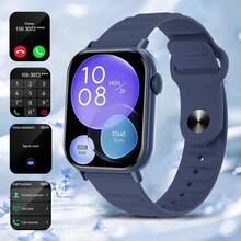 Reloj inteligente multifuncional de moda LIGE, resistente al agua para uso diario, con múltiples modos deportivos, pronóstico del tiempo, alarma, notificación de llamadas, reproducción de música, seguimiento de actividad. Reloj inteligente multifuncional adecuado para un estilo de vida activo. - Negro - Ver 13
