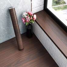 1 Roll Self-Adhesive Wood Grain Furniture Wallpaper, Vinyl Decorative Wall Paper Suitable For Cabinet, Table, Wall Renovation, Size 15.74 In X 118.11 In (40cm X 300cm), Multiple Colors And Patterns - 1PC - View 6