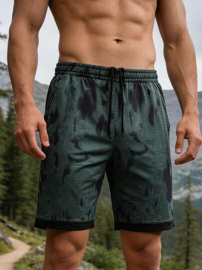 Men's Outdoor Casual Shorts, Suitable For Daily Wear, Perfect For Leisure And Everyday Use