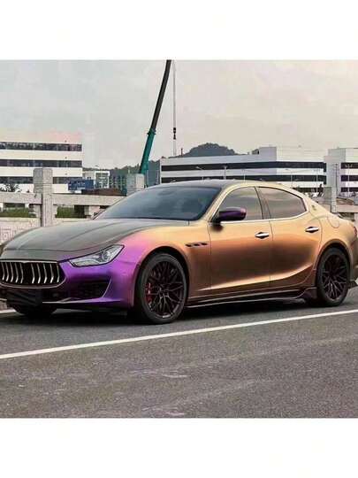 Matte Chameleon Car Wrap Vinyl Film, Multifunctional Color Changing Film Suitable For Cars, Motorcycles, Bicycles And Other Vehicles, Interior And Exterior Decorative Protective Car Wrap