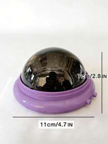 1pc Colorful Starry Sky Projection Lamp, UFO Shaped LED Night Light With Moon & Galaxy Projection, USB Powered, Suitable For Home, Bedroom, Stereo Party Lighting, Christmas Gift - Purple - View 4