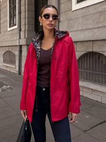 Estampado de leopardo rojo