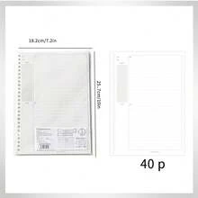 B5/A4 可拆卸错误记录本活页笔记本 - A-大題內芯-B5 - 查看 8