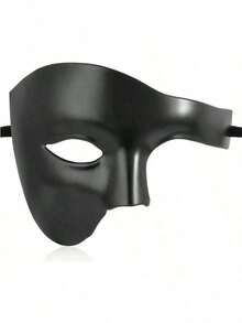 Multi-Color Half Mask | Vintage Antique Tone Halloween Party Prop Men's Cosplay Performance Mask - Multicolor - View 7