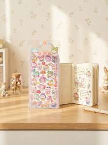 POKOJA LAND 浮雕贴纸、可爱卡通动物贴纸（儿童）、额头贴纸、卡通贴纸（女孩）、3D装饰贴纸、毛绒娃娃贴纸、手机壳贴纸、笔记本装饰贴纸、手工贴纸、趣味贴纸、日记装饰贴纸、涂鸦贴纸等等。 - 彩色 - 查看 2