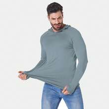 5 Pack Men's Dry Fit Athletic Shirt Long Sleeve Fishing Hoodies Workout Tops For Men UPF SPF Sun Protection Lightweight Rash Guards For Workout Running Cycling Gym Fishing Outdoor Sports - 彩色 - 查看 2