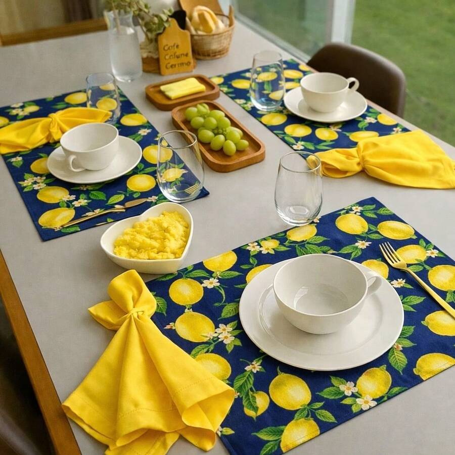 Napkins & Kitchen Decorative Hand Towels - Màu xanh lam - Xem 1