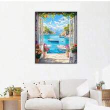 SNA 2026新款风景十字绣套件卡通房屋溪流樱花梦想家居装饰绘画刺绣套装DMC印花画布礼品梦想家居DIY套件工艺品刺绣套件十字绣套件钩针套件戳绣套件缝纫配件缝纫套件绣线工艺套件针线材料缝纫图案钩针工艺用品刺绣套件初学者缝纫图案 - 款式19-需要自己繡製,不含框架 - 查看 9