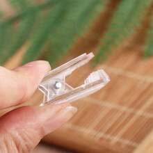 10pcs  10-Pack Self-Adhesive Transparent Clips For Wall/Fabric/Poster Hanging Essentials  Strong Double-Sided Adhesive With No Residue, No Need For Drilling Spring Clips - Băng dính hai mặt - Xem 5