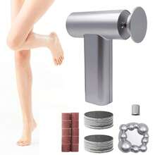 三合一电动去茧器、指甲磨脚器、足部按摩器、可充电足锉、死皮去除器，1500mAh - 彩色 - 查看 13