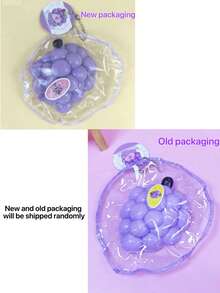 1pc 2026 New Sewn Grape Stress Ball | Hyper-Realistic Fruit Slow Rebound Toy, Relieve Sensory Pressure | Desktop Stress Relief Toy, Relieve Anxiety, Office Essential - Perfect Gift - Birthday Gift - Gift For Boys - Gift For Girls - Easter Gift - Valentine's Day Gift - Multicolor - View 9