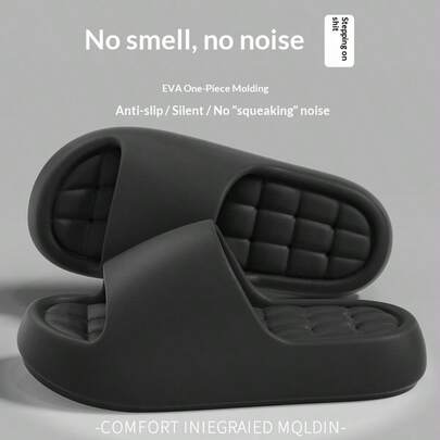 Sandalias minimalistas de verano para mujer EVA, zapatillas de casa con suela gruesa y suave, sandalias de baño para parejas