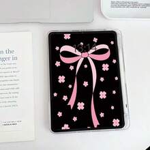 Minimalist Y-Shaped Foldable Spray-Painted Transparent Acrylic Crystal Flat Protective Case, Compatible With Pad Mini6/7/9.7/10.2/10.5/10.9/12.9/13/Pro 11, 10th Generation, Protective Case Supports Multi-Angle Adjustment, Six-Way Stand Placement, Built-In Pen Slot, Transparent Back Cover, Anti-Drop Protection, Auto Wake/Sleep - Multicolor - View 4