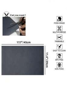 1/4 Pcs Multipurpose Fridge Liners Waterproof Oilproof Washable Mats For Fridge Freezer Cabinet Daily Home Use Graduation Season Mother's Day Father's Day Practical Gift - Multicolor - View 8