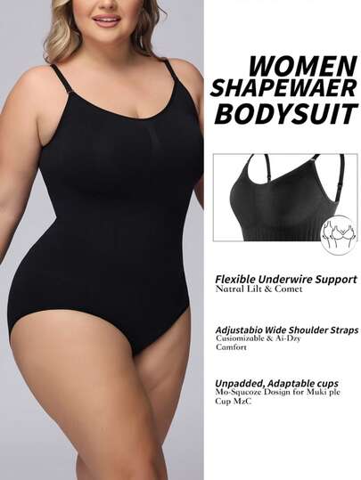 Bodys para mujer Hapewear, body sin costuras con control de abdomen en forma de triángulo, moldeador de glúteos, body moldeador anti-deslizante sin tirantes para cintura y abdomen, body bandeau liso para verano, body tubo