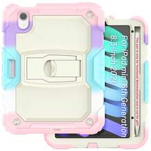 适用于 iPad (A16) 第 11 代/Air11/Air13 M3 (2025) 第 9/8/7 代 (2021/2020/2019) 的重型防震保护壳，坚固耐用的硬壳保护套，内置支架，适用于 10.2 英寸 iPad 2021/2020/2019。 - 迷彩粉紅 - 查看 19