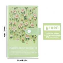 1pc Wealth Garden Coin Collection Book, (Outer Shell PVC + Inner Pages PP), Double-Sided 50 Sheets, Can Store 100 Antique Coins - One Size - View 15