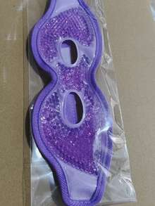 1/2 piezas Máscara de ojos de gel hueca, máscara de ojos para compresas frías/calientes, material suave apto para viajes y descanso - Multicolor - Ver 16