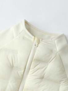 Annil 2026 Winter New Lightweight Down Jacket For Tween Girls - Light Music Apricot - View 4