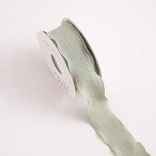 4cm Pleated Ruffle Ribbon, Wavy Satin Ribbon For Gift Box Packaging, Floral Binding Tape, 8.8m (Slight Color Difference May Exist Due To Batch Variation And Lighting Effects) - Multicolor - View 8