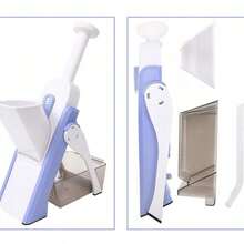 Máy cắt rau củ đa năng an toàn, máy bào khoai tây gia dụng, máy thái/cắt hạt lựu rau củ, máy cắt rau củ an toàn dạng đứng, máy bào thực phẩm, máy thái trái cây, máy thái khoai tây chiên, phụ kiện nhà bếp, dụng cụ gia dụng nhỏ. - màu xanh lá - Xem 4