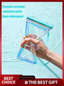 1pc/2pcs Waterproof Phone Case, Touchscreen Compatible, Essential For Swimming, Water Parks, Rafting, Professional Phone Protective Cover - Multicolor - View 4