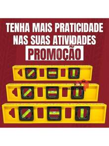 Nível Com  Régua 3 Bolhas Profissional De Mão Prumo Diversos Tamanhos - Régua de Nível - Visão 9