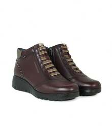 Women Ankle Boots & Booties - Burgundy - View 2