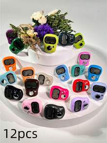 Multi-Color Ring-Shaped Counter For Ramadan, High-Definition Digital Display With One-Key Reset, Ramadan Recitation Prayer Tally Counter, Islamic Ramadan Prayer Counting Device - Multicolor - View 26