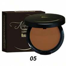 Contouring And Setting Powder Compact, Includes A Mirror Puff, Provides Oil Control, Long-Lasting Matte Finish, And Deep Contouring – A Summer Essential - 02 Màu be tự nhiên - Xem 8