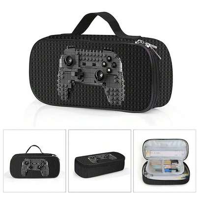 Unisex Printed Game Pencil Case With Compartments, Can Hold Pencils, Keys, Phones, Coins, Small Items, Suitable For School, Home, Gifts, Vacation, Festivals (Back To School, Christmas)