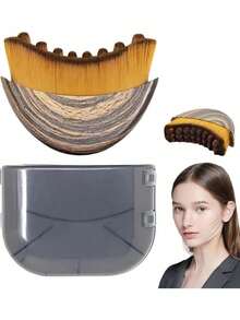 2 PCS Lymphatic Contour Face Brush, Manual Lymphatic Drainage Massager, Natural Makeup Brushes With Durable Soft Bristles, Hypoallergenic Ergonomic Facial Cleansing Brush For Sculpting - Multicolor - View 7