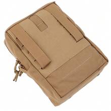 1个战术通用高型收纳包，500D考杜拉尼龙MOLLE多用途收纳包，适用于战术腰带背心，军用级多用途包，适用于气枪狩猎，耐用装备收纳包 - 彩色 - 查看 7