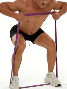 Banda de resistencia de TPE, Cinturón elástico, Cinturón de tensión, Tensor de silicona, Anillo elástico, Cinturón de fitness para ejercicios de tracción, levantamiento de pesas, yoga - Verde - Ver 5