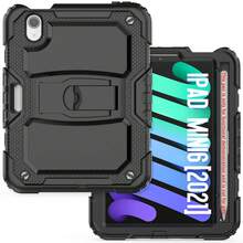 Heavy Duty Shockproof Case Compatible With IPad (A16) 11th/Air11/Air13 M3 (2025) 9th/ 8th/ 7th Generation (2021/2020/2019), Rugged Protective Hard Case With Built-In Stand For IPad 10.2 Inch 2021/2020/2019 - Black - View 25